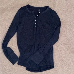 Aerie long sleeve button down tshirt
